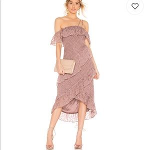Revolve X House of Harlow Reno Dress in Mauve